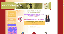 Desktop Screenshot of notaryseminars.info